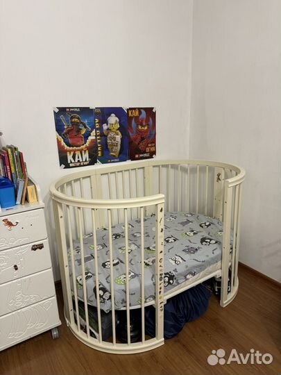 Детская кровать круг/овал