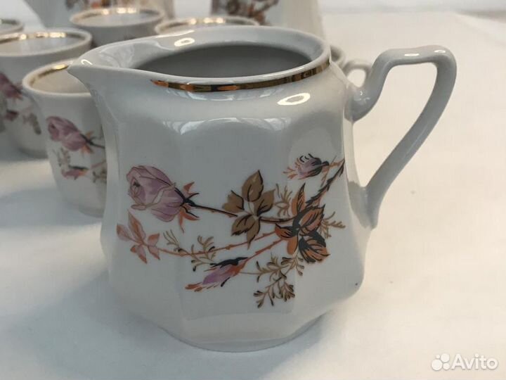 Новый фарфоровый кофейный сервиз СССР сумский заво