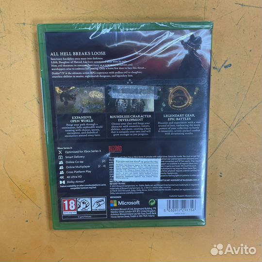 Диск на Xbox one/series X Diablo новый