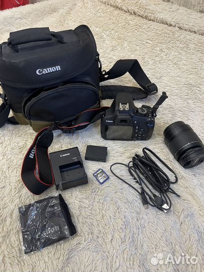 Зеркальный фотоаппарат canon 1200d