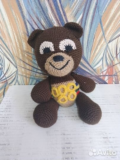 Олимпийский мишка ручной работы