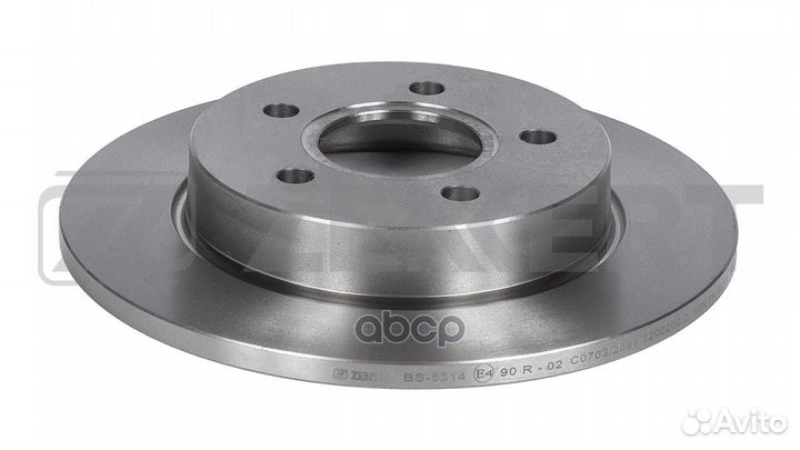 Диск торм. задн. Ford C-Max 07- Focus II 04