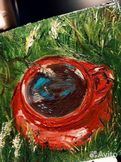 Миниатюра маслом 