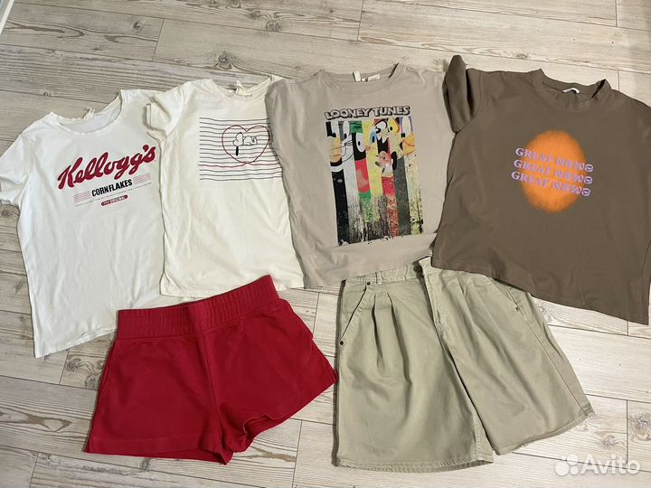 Футболки, шорты H&M, Sela p.M/L