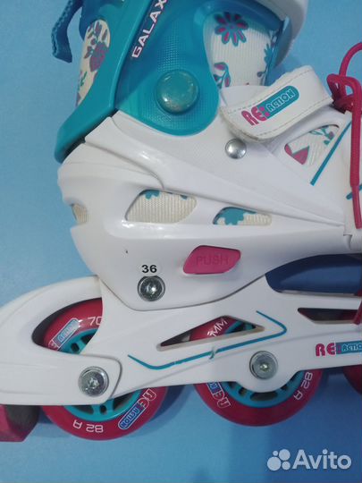 Роликовые коньки, р-р 36-39
