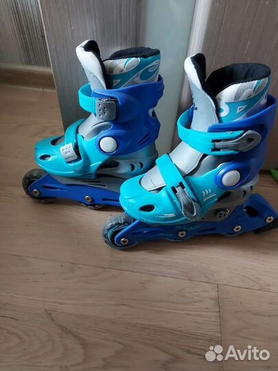 Роликовые коньки детские с защитой