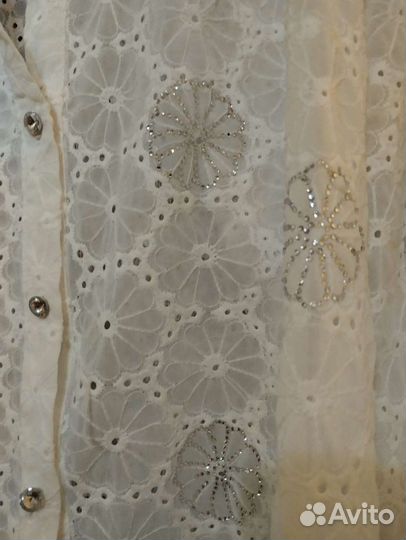 Блузка женская 46 48 белая