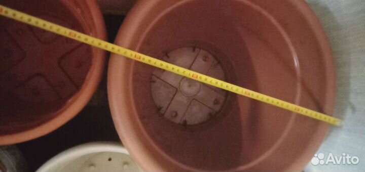 Цветочные горшки б/у