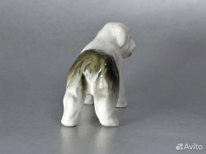 Бобтейл фарфоровая статуэтка