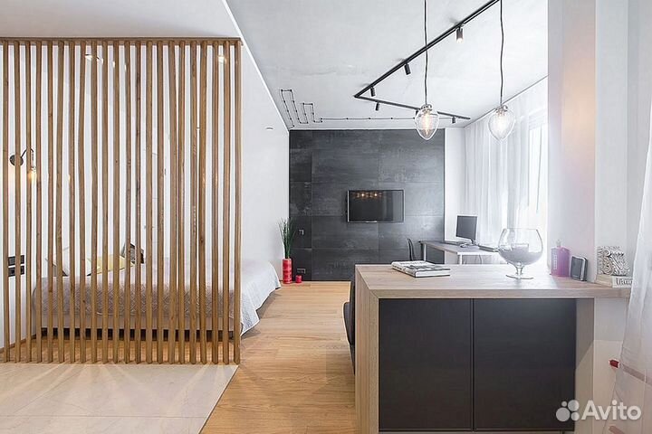 Декоративные рейки перегородки