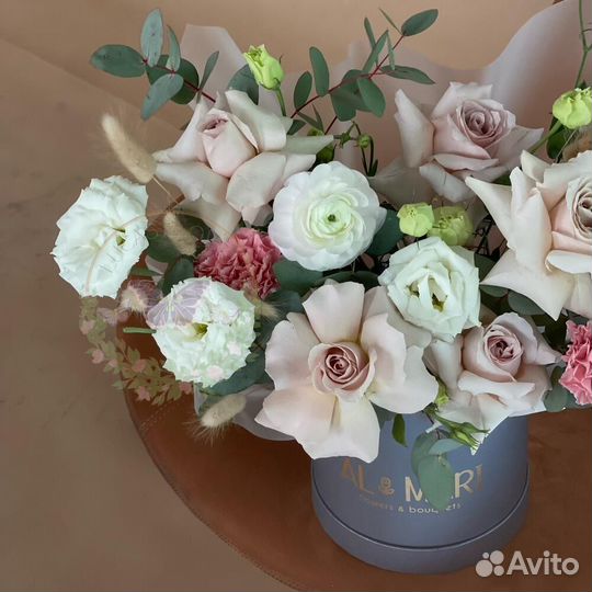 Цветы в коробке (Доставка)