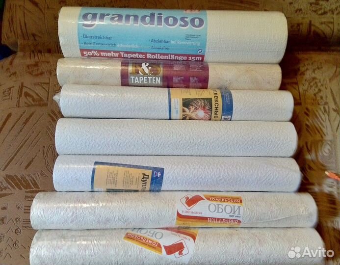 Обои остатки новые