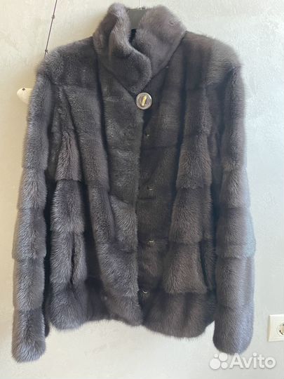 Шуба норковая поперечка 42 44