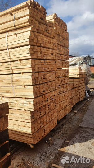 Доска обрезная хвоя 40x150x6000
