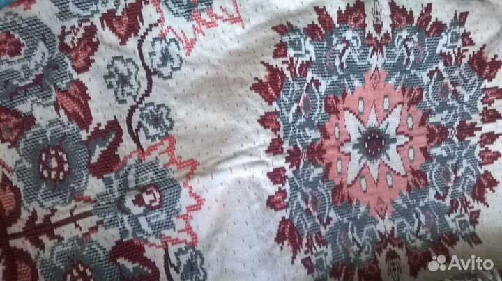 Скатерть старая 150х150.Гобелен,двухсторонний рис