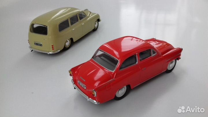 Cadillac, Skoda 1/43
