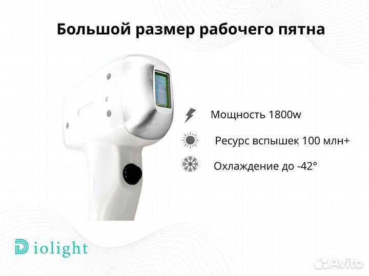 Диодный лазер diolight UltraOne 1800pw, рассрочка
