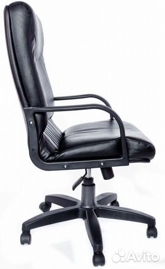 Компьютерное кресло Свинг, экокожа, черный