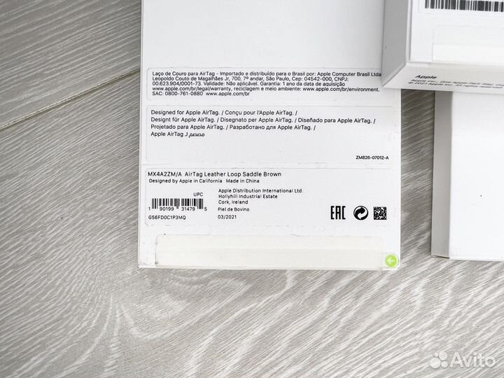 Apple AirTag метки Leather Loop ремешки