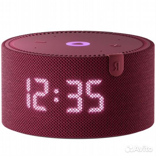 Умная колонка Яндекс Новая Станция Мини (с часами)