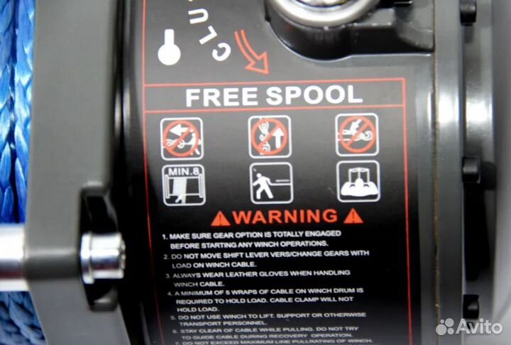Лебедка электр Electric Winch 6000 Lbs кевлар