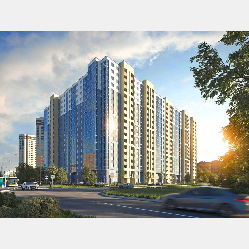 2-к. квартира, 64,9 м², 14/19 эт.