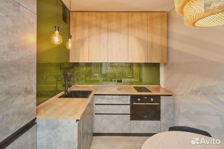 Кухня на заказ Лофт с установкой