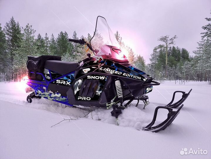 Снегоход promax SRX-700 PRO Сине-черный