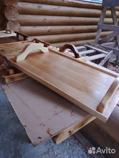 Поднос деревянный