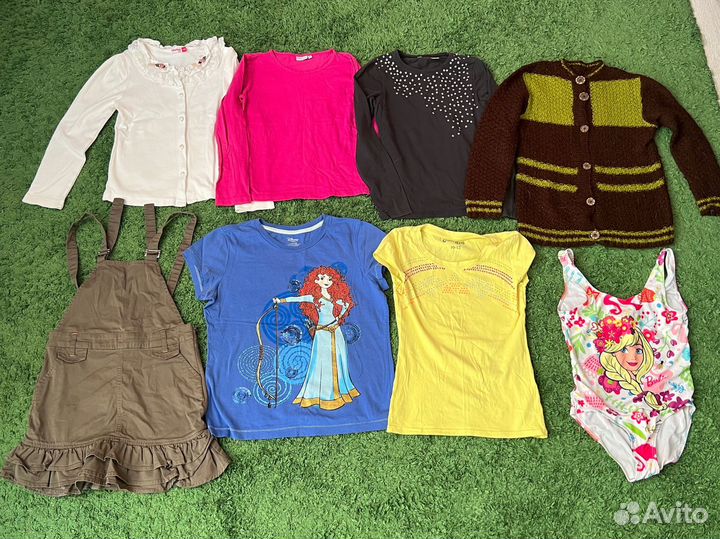 Вещи пакетом для девочки 134-140