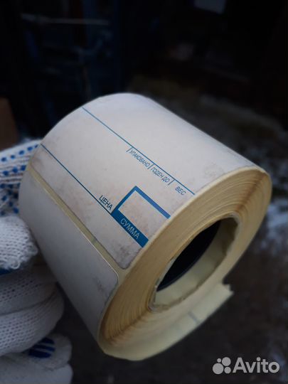 Термоэтикетка 58*60эко(с препринтом) и 100*150/500