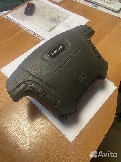 Volvo S80 подушка в руль