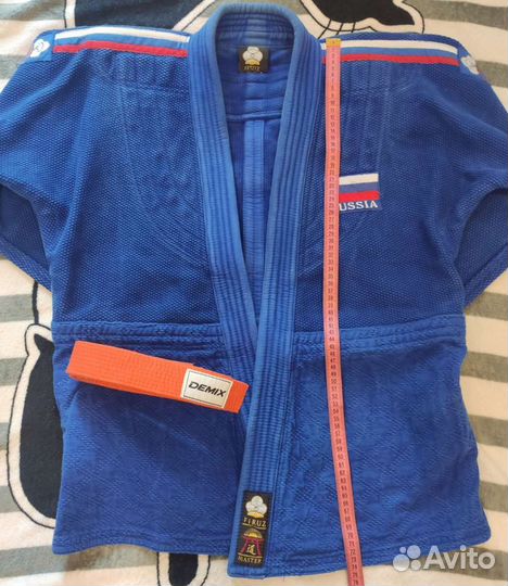 Кимоно для дзюдо синее