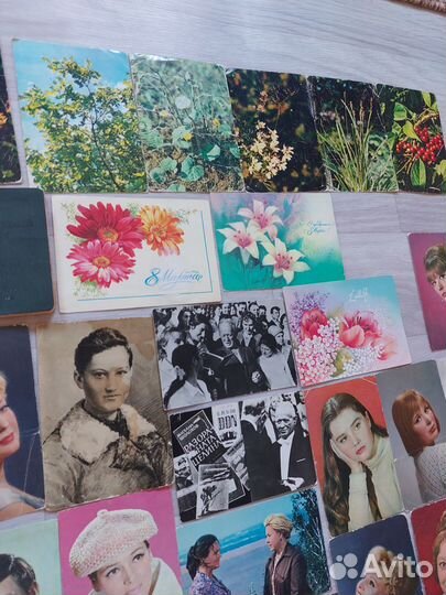 Открытки СССР актеры СССР 1 мая 8 марта