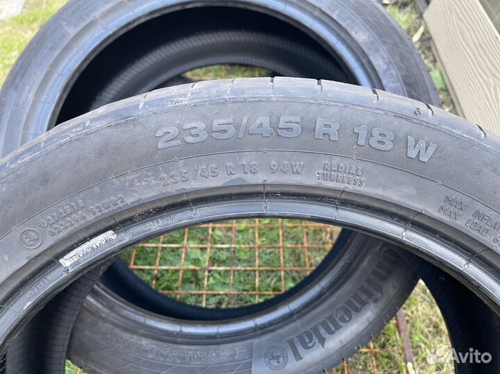 Continental ContiSportContact 5 ContiSeal 235/45 R18 W