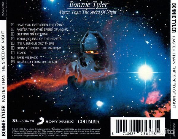 Bonnie Tyler - Faster Than The Speed Of Night (CD)