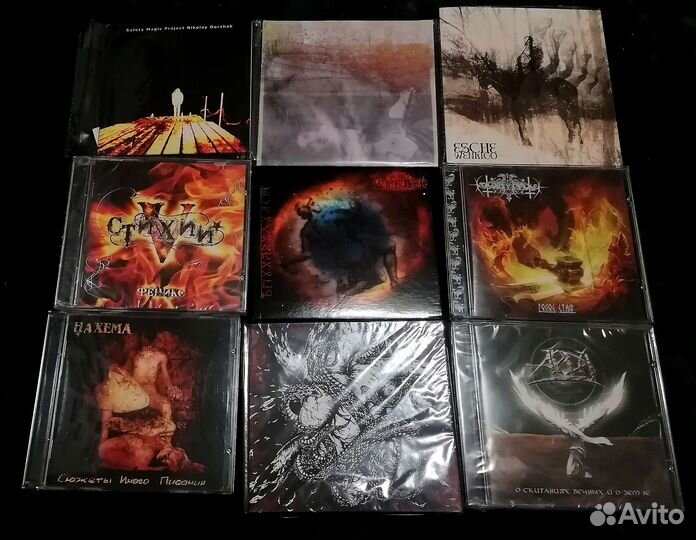 Музыкальные cd диски (rock, folk, metal)