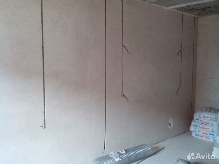 Штробление стен