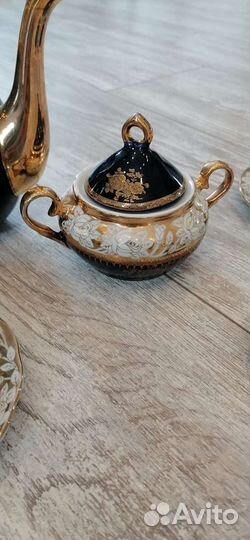 Кофейный сервиз Haas Czjzek, original cobalt