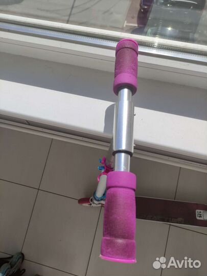 Самокат детский с раскладной ручкой. Металлический