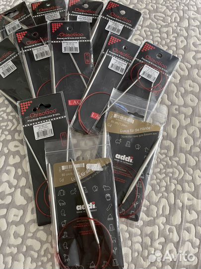 Спицы для вязания addi и chiaogoo