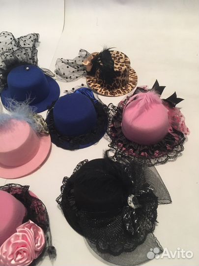 Шляпка на заколке Большой выбор