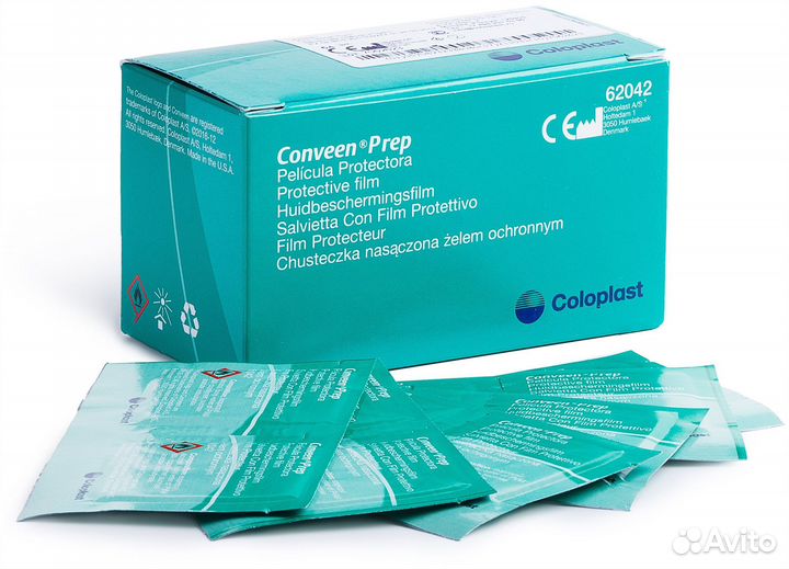 Салфетки защитные Coloplast Conveen Prep Колопласт