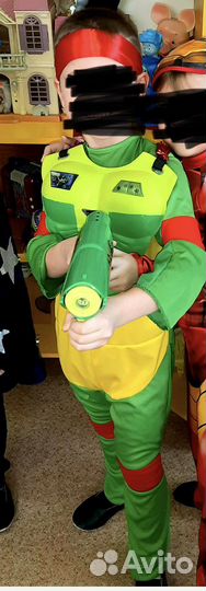 Костюм карнавальный черепашка ниндзя