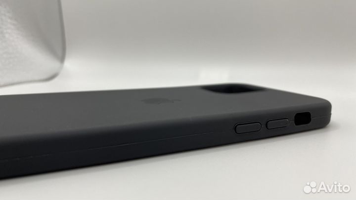 Чехол на iPhone 12/12 Pro Silicon Case Graphit