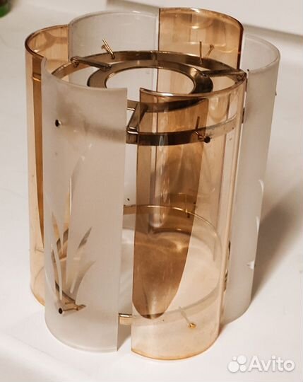 Плафоны для люстры стеклянные тëплые композитные