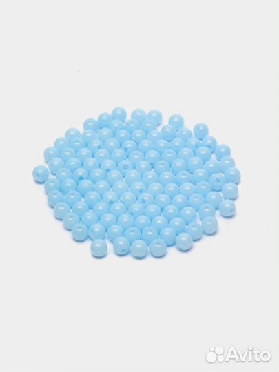 Бусины круглые пластиковые для сумок 500 грамм