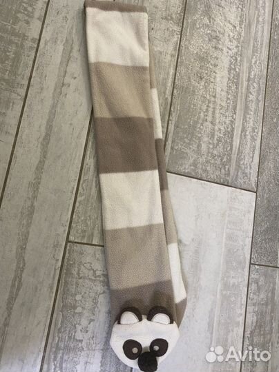 Шарф медвежонок флисовый