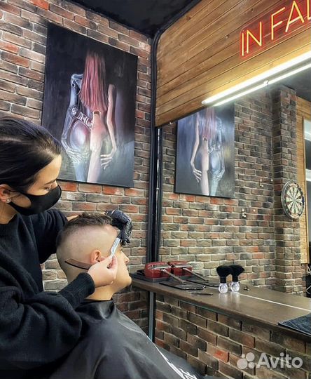 Модель на мужскую стрижку