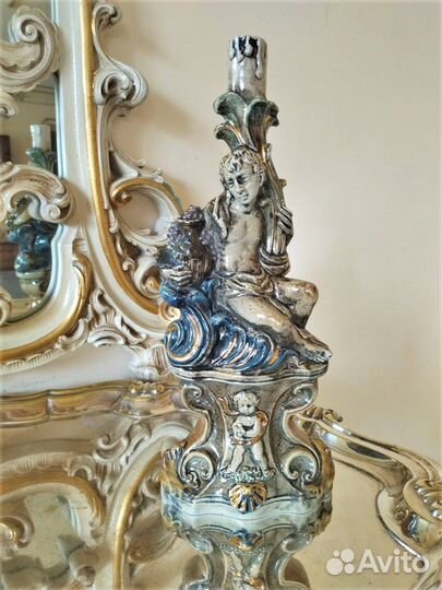 Коллекционная бутылка скульптура винтаж Италия